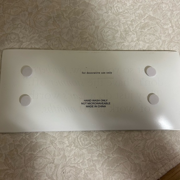 Mud Pie Teacher Tray Decopage Style w Quote 4x9 inch Teacher Gifts End of School - Picture 4 of 5